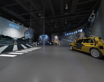 现代科技展厅3D模型下载